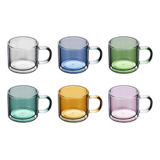 8 oz Glas-Kaffeetassen-durchsichtig doppelwandige Gläser - Isolierglas mit