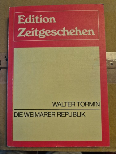 Die weimarer republik edition - weimarer,