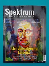 Spektrum der Wissenschaft Juli 2016 Universalgenie Leibniz ungel. 1A abs. TOP