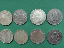 8  Gedenkmünzen teilweise Silber Deutschland 