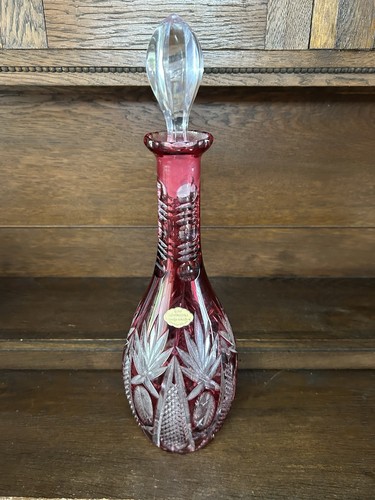 Vintage bleikristall karaffe - vintage,