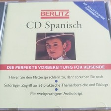 Berlitz Spanisch CD Sprachset  mit Wörterbuch Sehr Guter Zustand