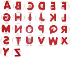 RIESENSTEMPEL Großbuchstaben XXL Buchstabenstempel ABC Lernstempel Stempel NEU