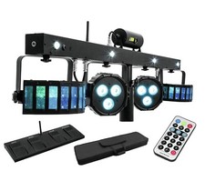 Eurolite LED KLS Laser Bar FX SET Lichtanlage Fernbedienung Derby Strobe Laser