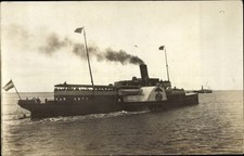 Foto Ak Schaufelraddampfer in Fahrt - 10673525