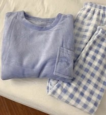 Winterwarmes weiches Pyjama-Set/kariertes Pyjama Set Gr XXL