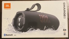 JBL Charge 6 Bluetooth Lautsprecher Schwarz – AI Sound Boost, Wasserfest