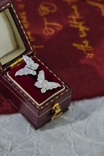 Solid 18K White Gold Natural