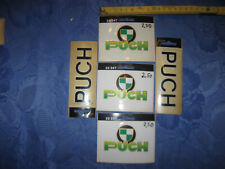 5 STÜCK PUCH AUFKLEBER AUS ALTEM LAGERBESTAND