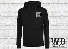 Herren Hoodie bestickt nach deinem Wunsch Text Personalisierter Kapuzenpullover