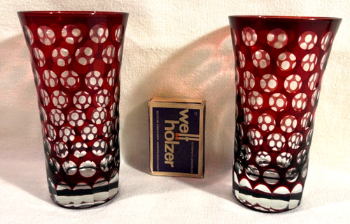 Vase rubinglas - x, vase;