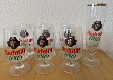 7x Hochstift Pils Bierglas alte Tulpen 0,2l SEHR GUTER ZUSTAND