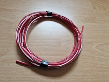 4 Meter 4,0 mm² Fahrzeugleitung rot weiß FLRY-B Kfz Kabel Stromkabel Nachrüstung