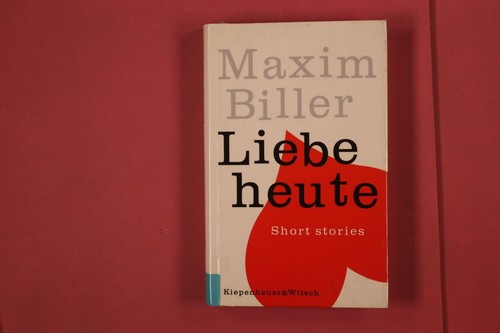 321288 maxim biller - 321288, liebe