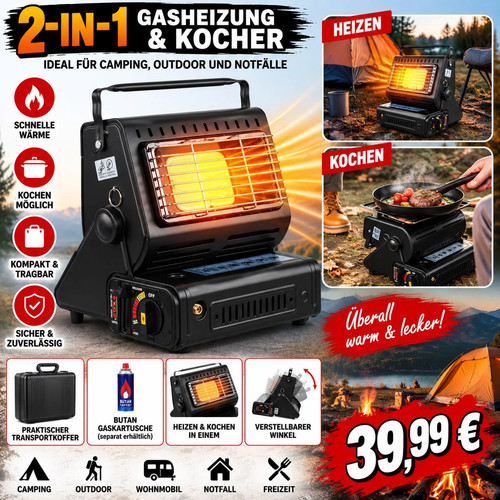 Tragbare butan gasheizung - tragbare,