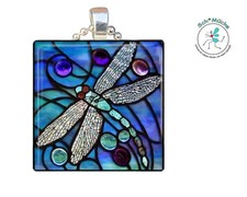 Halskette Libelle Vintage