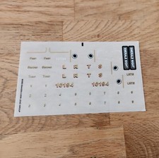 LEGO Smaragdexpress (10194)  !!!! NUR der Orginale Stickerbogen !!!!