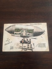 Ak Zeppelin Karlsruhe 1909