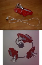 2x Kinderzimmer Lampe Cars Auto Glitzer ♥ Junge Wandlampe Deckenlampe