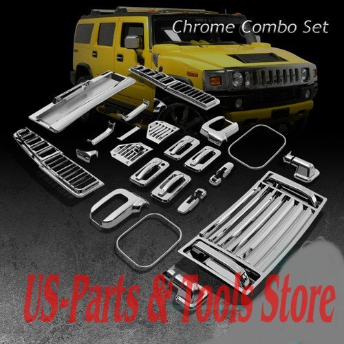 Hummer chrom stylingset 36 - h2,