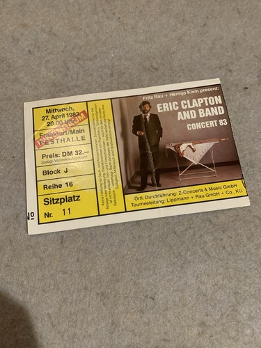 Eric clapton and - and, 1983