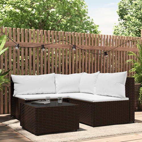 Poly rattan garten lounge set - poly,