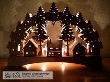 3D-Schwibbogen Vorlage Dorf