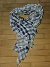 Herren  Stoff - Schal  von vom Hof. kariert / Taschenhof