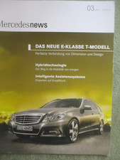 Mercedes news 3-2009 E-Klasse T-Modell W212,ML350,S400 Hybrid,GLK220CDI,E63 AMG