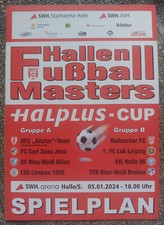 Programm HT 5.1.2024 1.FC Lok Leipzig Hallescher FC FC Carl Zeiss Jena HFC