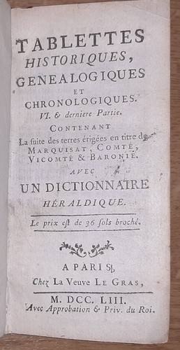 Tablettes historiques