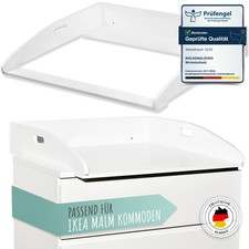WOLKENGLÜCK® Wickelaufsatz Wickelkommode Wickeltisch Aufsatz für IKEA MALM