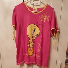Tweety shirt pink - tweety, l