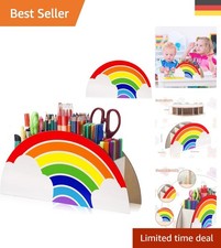 Hochwertiger Kinder-Schreibtisch Organizer mit Regenbogenbrücke Design