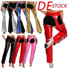 Damen Western Chaps Metallic