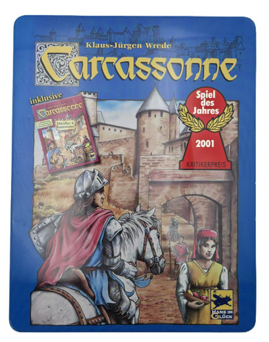 Carcassonne metallbox inkl - metallbox,