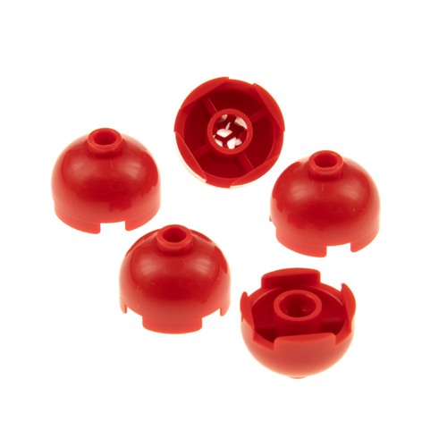 Lego stein rund - 5x, rot