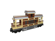 Lego City Zug Großer Begleitwagen Caboose Waggon Emerald 10194 MOC