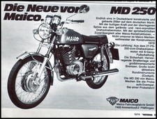 Maico MD 250, originale Werbung aus 1974