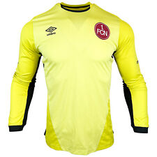 Umbro 1.FC Nürnberg Trikot Torwart FCN Ohne Sponsor Saison 2016/2017 Gr.M Gelb