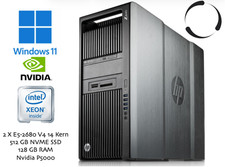 HP Z840 Workstation Xeon 2 X