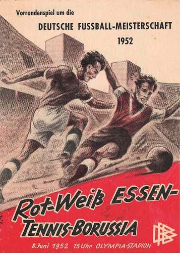 Fussball programmheft 51 - , 51/52