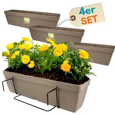 4er Set Blumenkasten Balkon