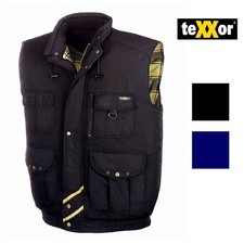 TEXXOR Winterweste TRONDHEIM Arbeitsweste Weste Winter gefüttert warm Steppweste