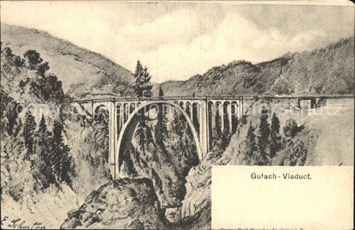 Gutach schwarzwald viaduct - gutach,