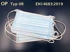 10 Stück OP Masken Typ IIR EN14683  im 5er PACK VERPACKT