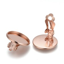 10 Ohrclips 8|10|12 mm rose