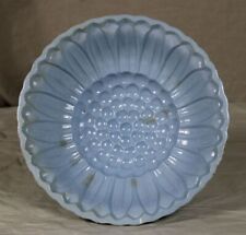 B10/ alte Puddingform aus Porzellan bzw. Keramik - Hellblau ØxH = 18,5 x 7 /S191