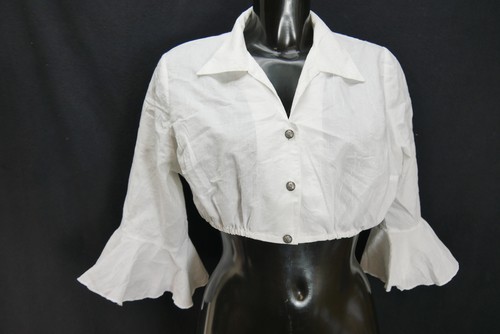 Dirndlbluse weiß bluse - gr.42,