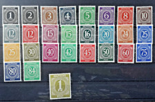 Satz Briefmarken Alliierte